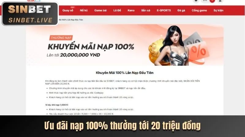 Banner quảng cáo các chương trình khuyến mãi casino link viva88